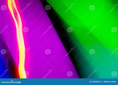 Colorful Neon Light For Design Decoration And Overlay Stock Photo