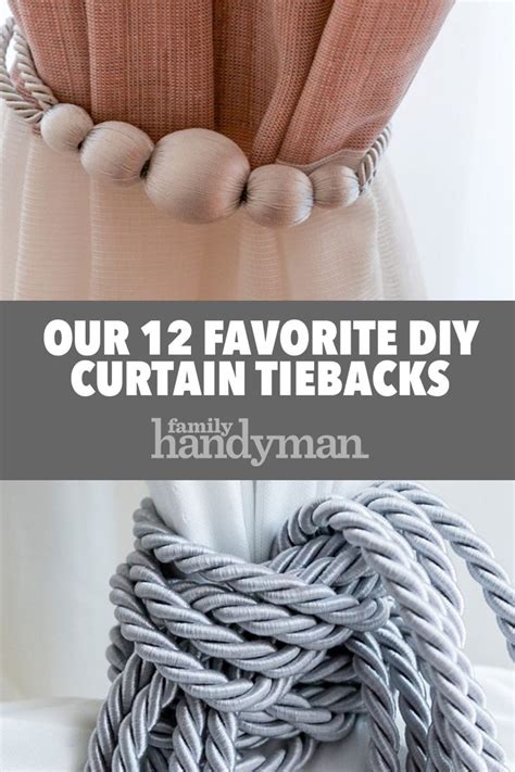 You can transform a great fashion accessory, the belt, into an awesome curtain tie back. Our 12 Favorite DIY Curtain Tiebacks | Curtain tie backs diy, Diy curtains, Curtain tie backs