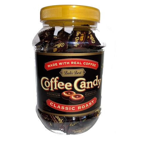Balis Best Classic Roast Coffee Hard Candy Jar 100 Pieces Best