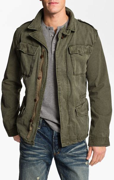 Scotch And Soda Military Jacket In Green For Men Army Green Lyst