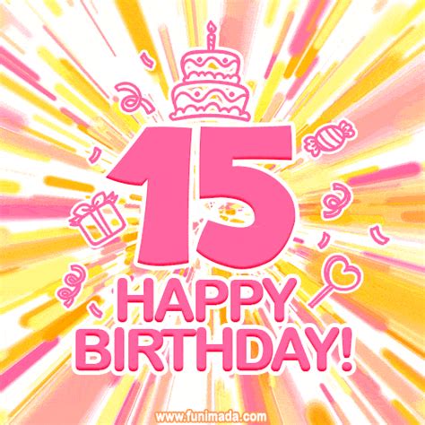 Happy 15th Birthday Animated S