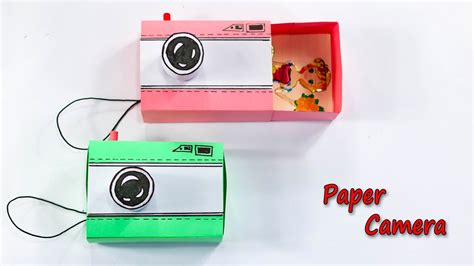 How To Make A Paper Camera Diy Paper Camera Mini Paper Cameraschool