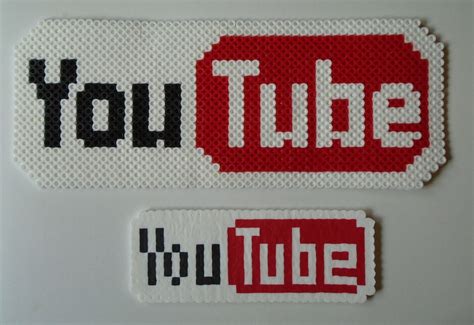 Youtube Logos Perler Beads Diy Perler Beads Perler Patterns