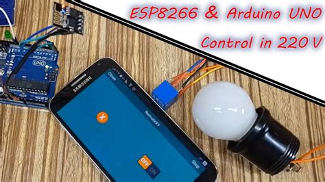 Arduino Uno And Esp8266 01 And Control Light 220v Via Internet Using