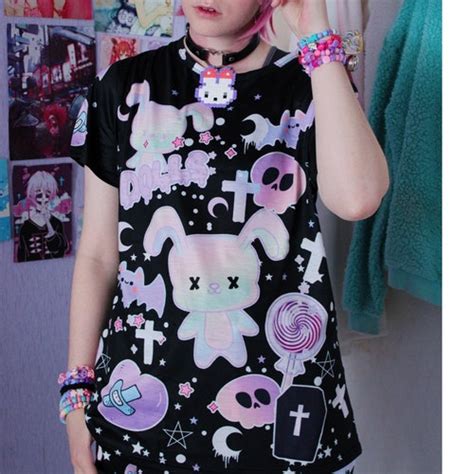 Kawaii Clothing Kawaii Shirt Pastel Goth Clothing Yami Etsy