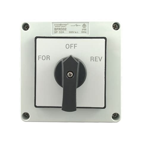 3 Phase Forward Reverse Switch 20a 500v Ac Connected Switchgear