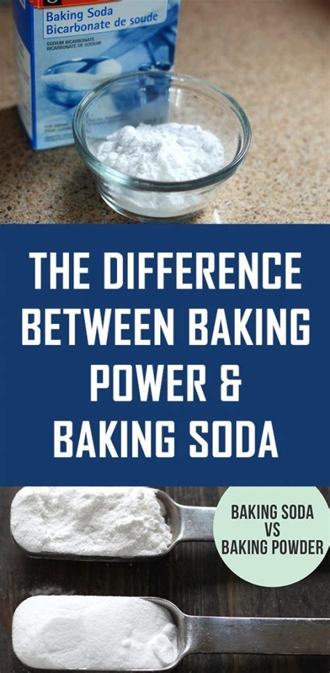 The Difference Between Baking Power And Baking Soda Baking Power