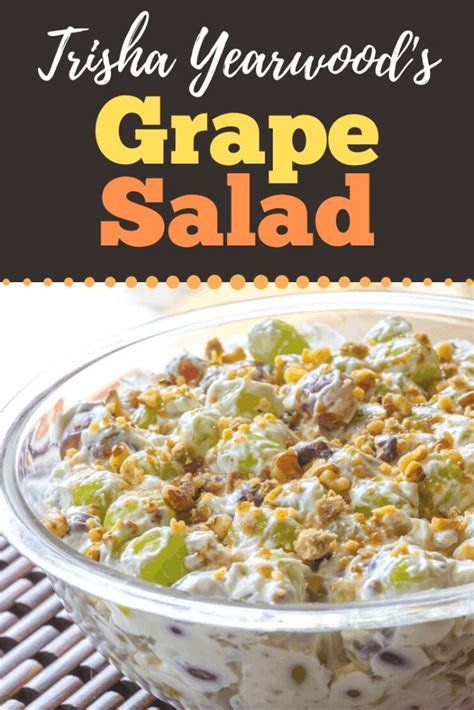 We still laugh about the time beth put too much ranch. Trisha Yearwood Creamy Grape Salad Recipe | Recipe in 2020 ...