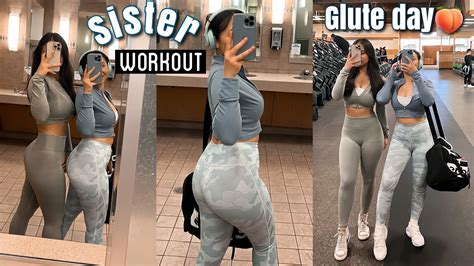 Glute Workout With My Sister Youtube