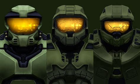 3 Chiefs Unfinished By Plainben On Deviantart Halo Game Halo