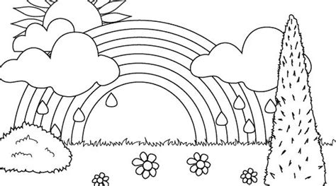 Here are three different rainbow coloring pages for you to choose from. draw pictures online free | Free Printable Rainbow ...