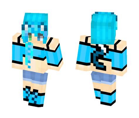 Download Blue Neko Girl Minecraft Skin For Free Superminecraftskins