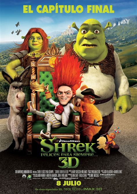 Cartel España De Shrek Felices Para Siempre Películas Animación