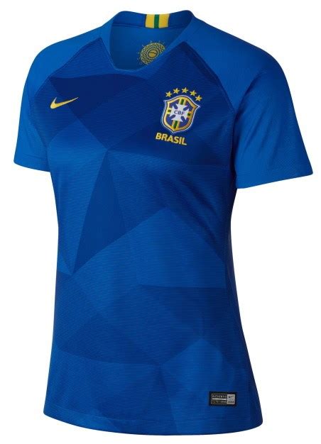 As novas camisas da seleção brasileira feminina para copa do mundo de 2019. CAMISA RESERVA SELEÇÃO BRASILEIRA FEMININA 2018, BRASIL ...