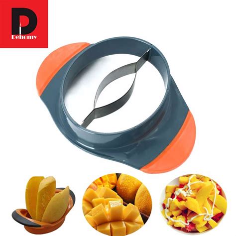 Dehomy Manual Slicers Multifunction Apple Mango Cutter Stainless Steel