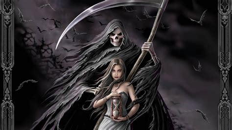 Download Dark Grim Reaper Hd Wallpaper By Anne Stokes