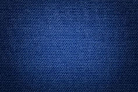 Fond Bleu Marine En Textile Avec Motif En Osier Agrandi Photo