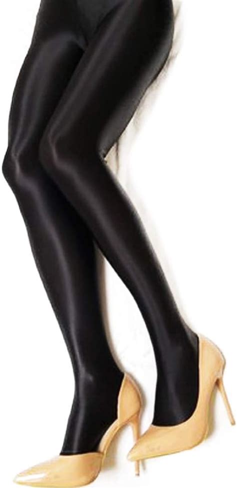 Ladies Pantyhose Shiny Oily Smooth Shimmer Tights Stockings