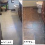 Painting Tile Floors Before And After Pictures