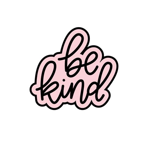Be Kind Sticker Justine Ma
