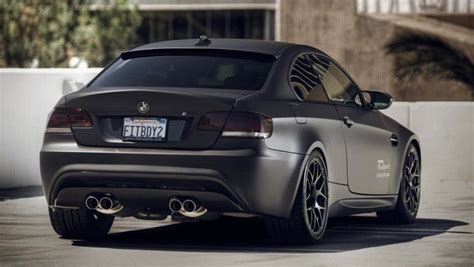 Matte Black Bmw M3 Coupe By Rdsport Top Speed