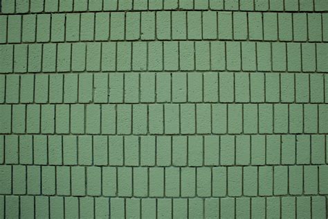 Sage Green Brick Wall Texture With Vertical Bricks Picture Free