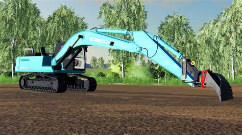 Kobelco Sk210 Rototilt V10 Fs19 Landwirtschafts Simulator 19 Mods