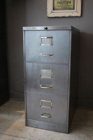 Rare filing cabinet, made in england by roneo. Two Drawer Roneo Filing Cabinet