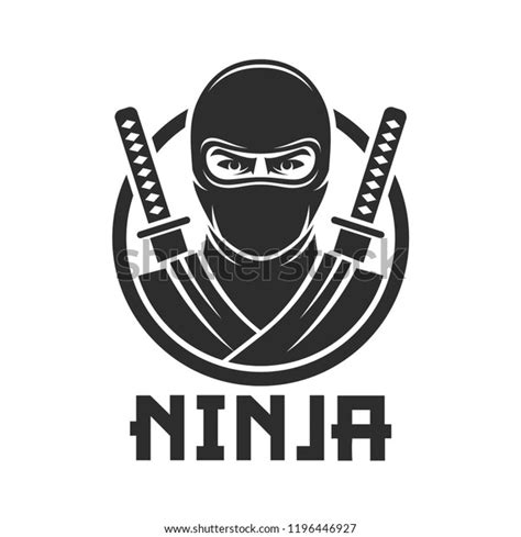 Ninja Warrior Logo Vector Stock Vector Royalty Free 1196446927