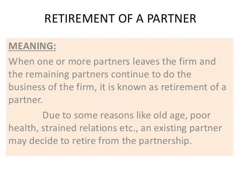 Retirement Of A Partner By N Bala Murali Krishna