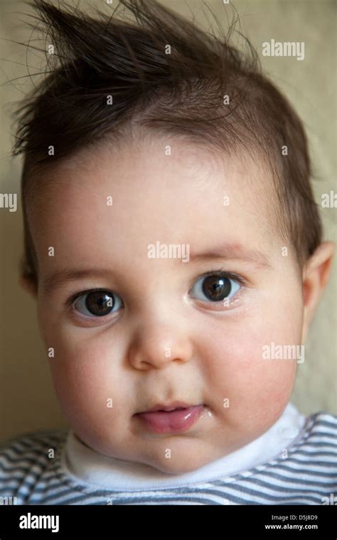 Baby Boy Portrait Stock Photo Alamy