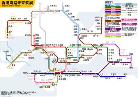 香港鐵路網 香港鐵路 將來