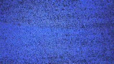 Tv Static Blue Free Stock Footage Youtube