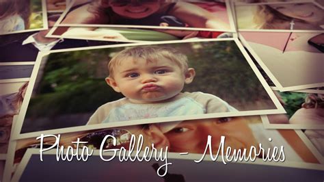 Photo Gallery - Memories - After Effects Template - YouTube