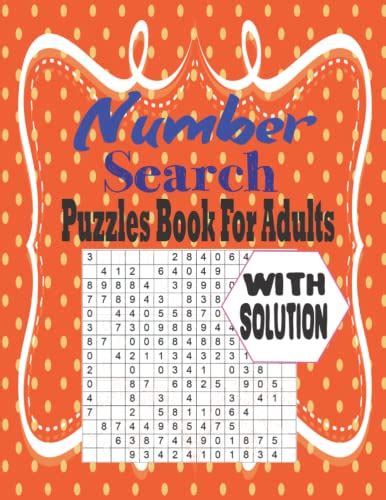 number search puzzles book for adult with solution big numbered puzzle book find puzzles for