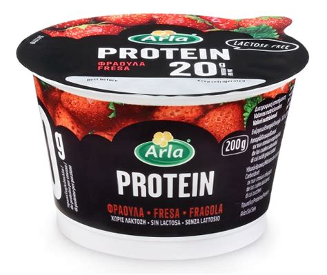 Επιδόρπιο Γάλακτος Φράουλα Protein Arla 200g E F Snifgr