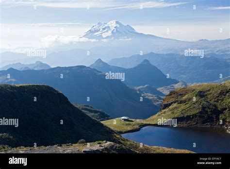 Cotopaxi Snow Capped Volcano Andes Mountains From Papallacta Pass