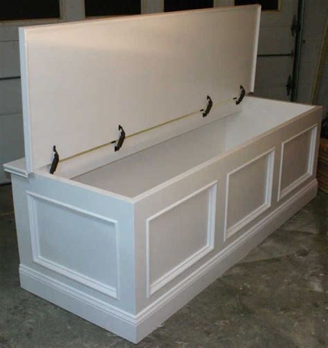 Bedroom storage benches for foot of bed. window seat that's not built in. Love the storage ...