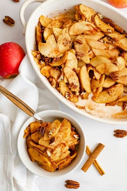 Healthy Baked Sliced Apples No Added Sugar Bites Of Wellness