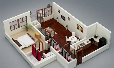 One Bed Apartment Design Michelleagner1