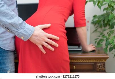 Sexual Harassment Work Man Touching Womans写真素材1278211273 Shutterstock