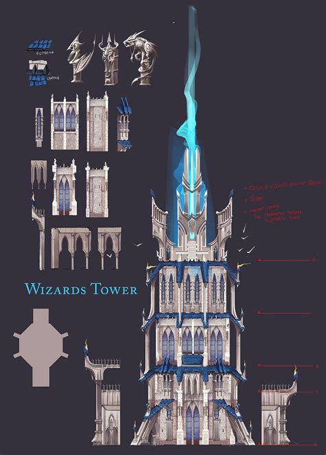 Mage Tower Interior Wizard S Tower Concept Art Tutorial Fantasy Concept Art