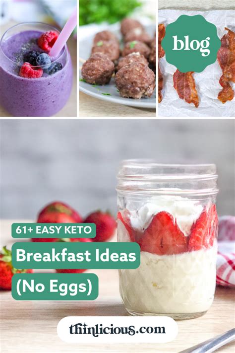 61 Easy Keto Breakfast Ideas No Eggs Thinlicious