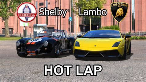 Shelby Cobra Sc Vs Lamborghini Gallardo Sl Hot Lap Vallelunga