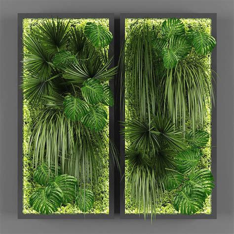 3d Model Vertical Garden 48 Vr Ar Low Poly Cgtrader