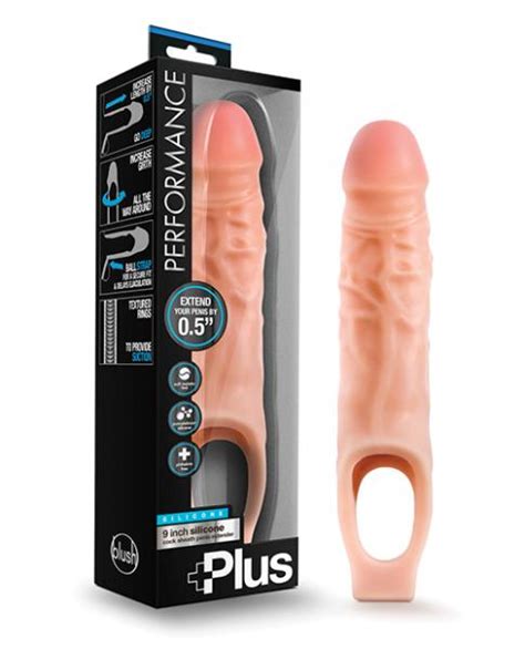 performance plus 9 inches silicone cock sheath penis extender beige on literotica