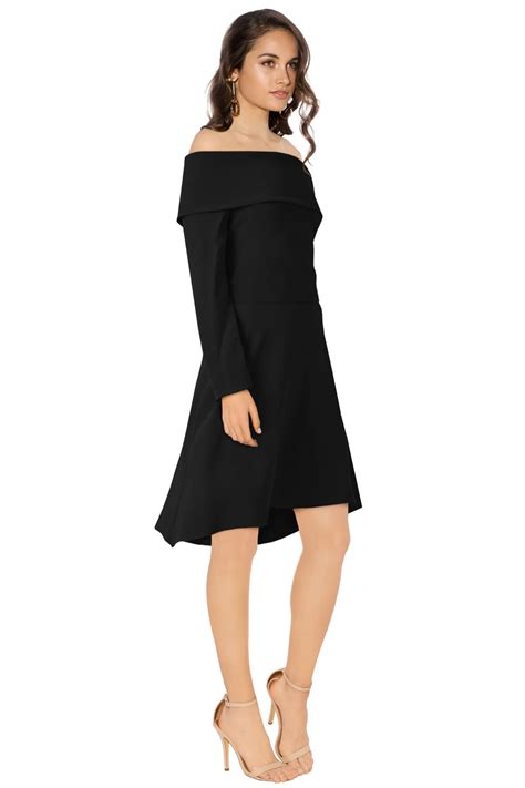 Elegant Mini Dress In Black By Theory For Rent Glamcorner