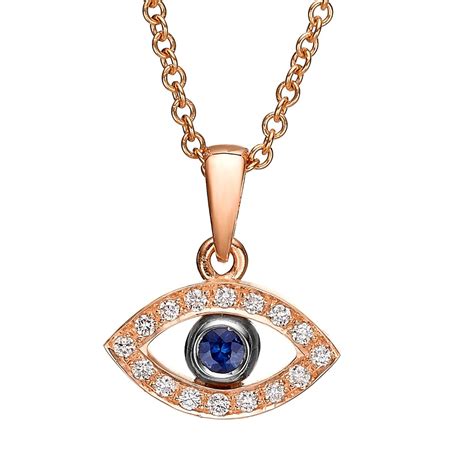 Yaniv Fine Jewelry K Gold Evil Eye Pendant Necklace With Diamond