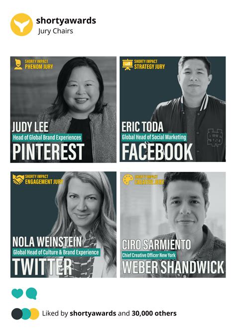 Learn About The Impactful Jury For The 2021 Shorty Impact Awards