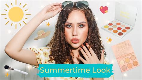 Summertime Makeup Tutorial Colourpop Yes Please Palette Youtube